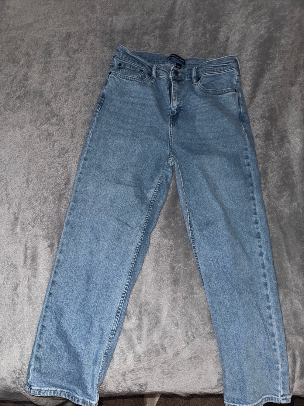 Calvin Klein Jeans Straight Leg Light Blue Denim